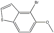 4-broMo-5-Methoxybenzo[b]thiophene 구조식 이미지