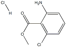 Methyl 2-aMino-6-chlorobenzoate hydrochloride 구조식 이미지
