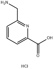 6-(AMinoMethyl)picolinic acid hydrochloride 구조식 이미지