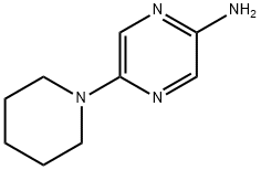 5-(piperidin-1-yl)pyrazin-2-aMine 구조식 이미지
