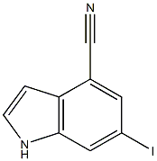 4-Cyano-6-Iodo-indole Structure