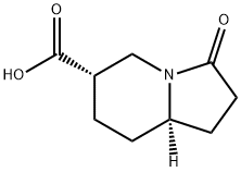 (6S,8aR)-3-oxooctahydroindolizine-6-carboxylic acid Structure