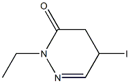 2-ethyl-5-iodo-4,5-dihydropyridazin-3(2H)-one Structure