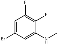 5-broMo-2,3-difluoro-N-Methylaniline Structure
