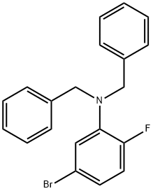 N,N-dibenzyl-5-broMo-2-fluoroaniline Structure