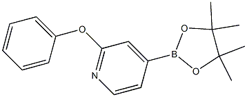 2-phenoxy-4-(4,4,5,5-tetraMethyl-1,3,2-dioxaborolan-2-yl)pyridine 구조식 이미지