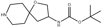 TERT-BUTYL 1-OXA-8-AZASPIRO[4.5]DEC-3-YLCARBAMATE Structure