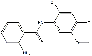 2-aMino-N-(2,4-dichloro-5-Methoxyphenyl)benzaMide Structure