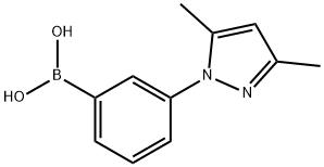 [3-(3,5-DiMethyl-1H-pyrazol-1-yl)phenyl]boronic acid 구조식 이미지