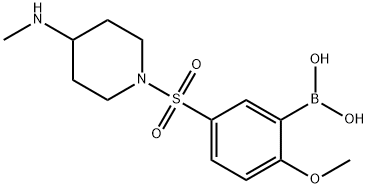 (5-((4-ethylpiperazin-1-yl)sulfonyl)-2-Methoxyphenyl)boronic acid Structure