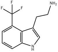 2-(4-(trifluoroMethyl)-1H-indol-3-yl)ethanaMine 구조식 이미지