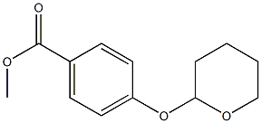 Methyl 4-(tetrahydro-2H-pyran-2-yloxy)benzoate 구조식 이미지