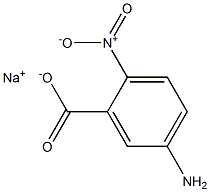 SodiuM 5-aMino-2-nitrobenzoate Structure