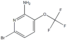 6-bromo-3-(trifluoromethoxy)pyridin-2-amine Structure