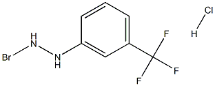 2 - BroMo-5 - (trifluoroMethyl) phenylhydrazine hydrochloride Structure