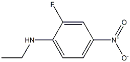 N-ethyl-2-fluoro-4-nitroaniline 구조식 이미지