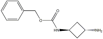 benzyl ((trans)-3-aMinocyclobutyl)carbaMate Structure