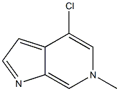 4-Chloro-6-Methyl-6-Azaindol 구조식 이미지