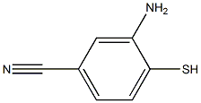 3-AMINO-4-SULFANYLBENZONITRILE Structure
