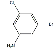 5-broMo-3-chloro-2-Methylaniline Structure