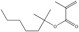 2-Propenoic acid,2-Methyl-,1,1-diMethylhexyl ester 구조식 이미지