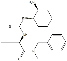 (2R)-2-[[[[(1S,2S)-2-aMinocyclohexyl]aMino]thioxoMethyl]aMino]-N,3,3-triMethyl-N-(phenylMethyl)-ButanaMide 구조식 이미지