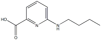 6-(butylaMino)picolinic acid 구조식 이미지