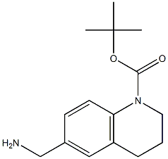 tert-Butyl 6-(aMinoMethyl)-3,4-dihydroquinoline-1(2H)-carboxylate 구조식 이미지