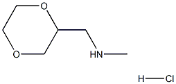[1,4]Dioxan-2-ylMethyl-Methyl-aMine hydrochloride 구조식 이미지