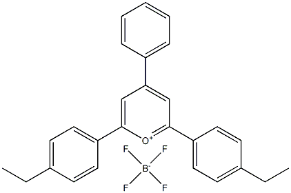 2,6-Bis(4-ethylphenyl)-4-phenylpyryliuM tetrafluoroborate Structure