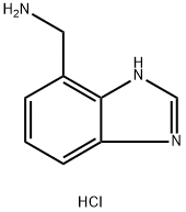 (1H-Benzo[d]iMidazol-4-yl)MethanaMine hydrochloride 구조식 이미지