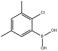 2-chloro-3,5-diMethylphenylboronicacid 구조식 이미지