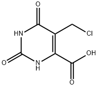 5-(chloroMethyl)-2,6-dioxo-1,2,3,6-tetrahydropyriMidine-4-carboxylic acid 구조식 이미지