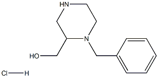 (1-Benzylpiperazin-2-yl)Methanol hydrochloride Structure
