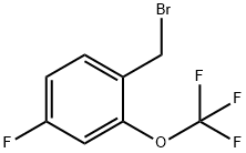4-Fluoro-2-(trifluoroMethoxy)benzyl broMide, 97% Structure