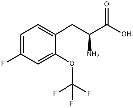 4-Fluoro-2-trifluoroMethoxy-DL-phenylalanine, 97% Structure