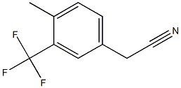 4-Methyl-3-(trifluoroMethyl)phenylacetonitrile, 97% 구조식 이미지