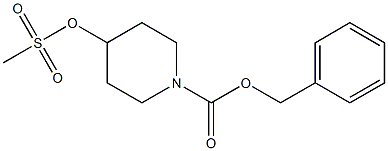 1-cbz-4-Methanesulfonyloxy-piperidine Structure