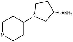 (S)-1-(Tetrahydro-2H-pyran-4-yl)pyrrolidin-3-aMine Structure