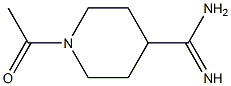 1-Acetylpiperidine-4-carboxiMidaMide Structure