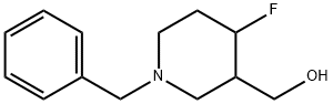 (1-benzyl-4-fluoropiperidin-3-yl)Methanol Structure