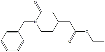 ETHYL (1-Benzyl-2-OXOPIPERIDIN-4-YL)ACETATE 구조식 이미지