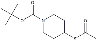 tert-butyl 4-(acetylthio)piperidine-1-carboxylate Structure