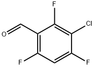 3-Chloro-2,4,6-trifluorobenzaldehyde Structure