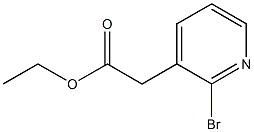ethyl 2-(2-broMopyridin-3-yl)acetate Structure