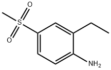 2-Ethyl-4-(Methylsulfonyl)aniline 구조식 이미지