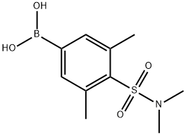 (4-(N,N-diMethylsulfaMoyl)-3,5-diMethylphenyl)boronic acid Structure