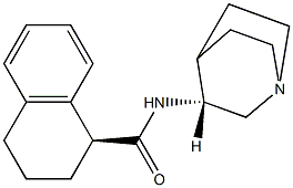 (R)-N-((S)-quinuclidin-3-yl)-1,2,3,4-tetrahydronaphthalene-1-carboxaMide 구조식 이미지