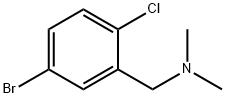 1-(5-broMo-2-chlorophenyl)-N,N-diMethylMethanaMine Structure