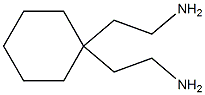 2-[1-(2-azanylethyl)cyclohexyl]ethanaMine Structure